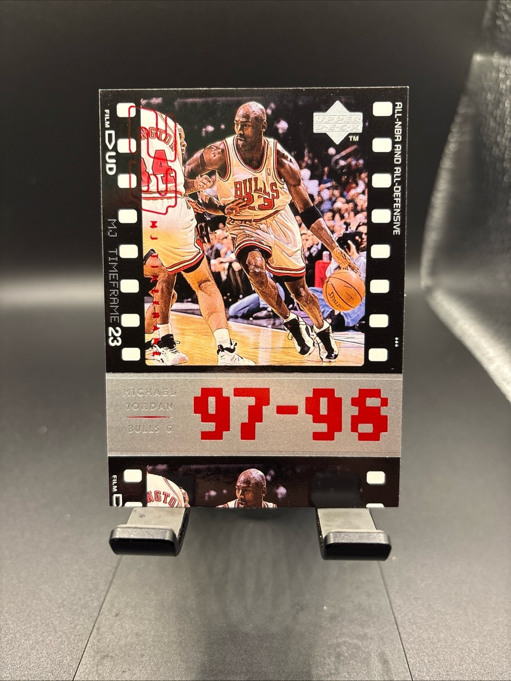 Michael Jordan 1998 Upper Deck MJ Timeframe #119 '97-98 All-NBA & All-Defensive